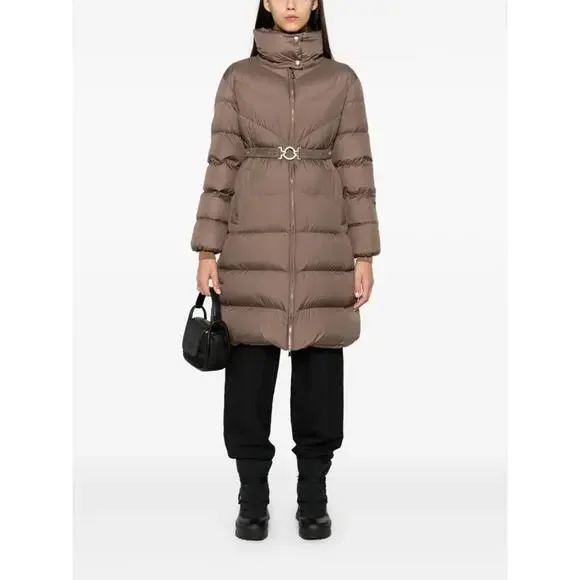 NEW, Moncler Brou coat in Taupe Grey Size 5 #DC513